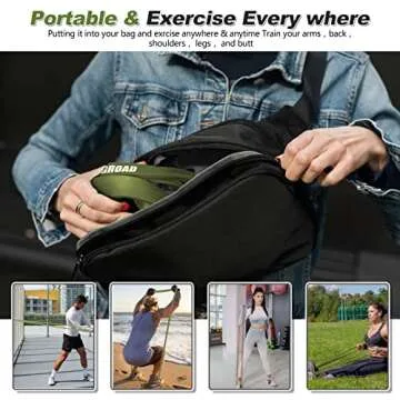 Durable Resistance Band Set for Strength Training Workouts