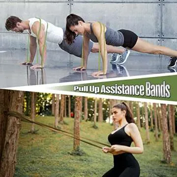 Durable Resistance Band Set for Strength Training Workouts