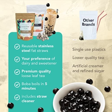 Bubble Tea Kit for Delicious DIY Boba Tea at Home