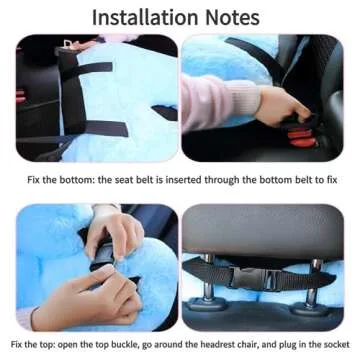 FHSGGP Travel Pillow Travel Pillow Cushion for The Back Seat of Car Car Pillow for Kids A Sleeping Artifact Suitable for Long-Distance Travel of Adults and Children Travel Pillow for Kids Pink