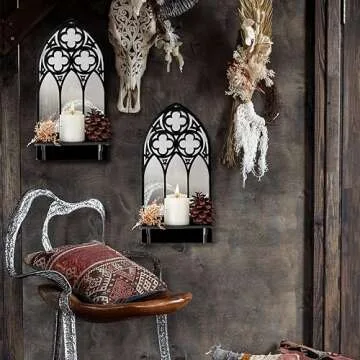 Gothic Sconces Wall Decor Set of 2 for Any Room