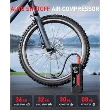 Aneson Tire Inflator 150PSI Portable Air Pump for Car