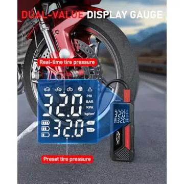 Aneson Tire Inflator 150PSI Portable Air Pump for Car