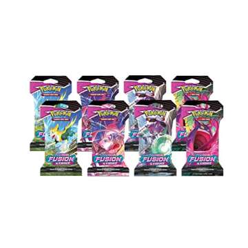 Pokemon Sword and Shield Fusion Strike (8) Sleeved Booster Packs Sealed