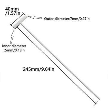 ZRM&E 10pcs Pigeon Cage T-Shaped Ribbon T Bars for Pigeon Catching Supplies