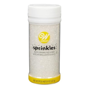 Wilton White Sparkling Sugar Sprinkles - 8 oz Fun
