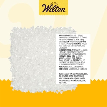 Wilton White Sparkling Sugar Sprinkles - 8 oz Fun
