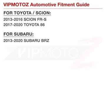 [Switchback + Sequential Turn Signal] VIPMOTOZ Full White & Amber LED Front Side Marker Turn Signal Light Compatible with 2013-2020 Scion FR-S Subaru BRZ Toyota 86, Driver & Passenger Side