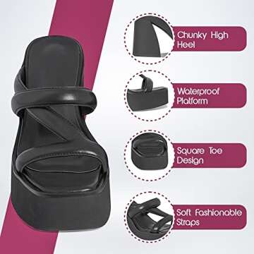 Stylish VOMIRA Platform Sandals for Women - Summer Essential