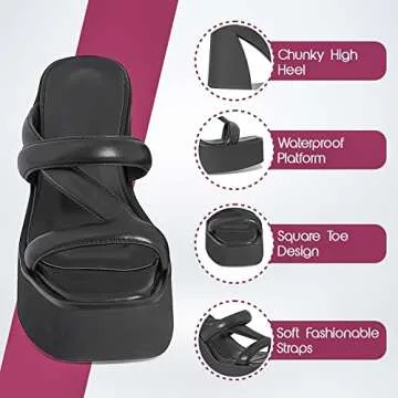 Stylish VOMIRA Platform Sandals for Women - Summer Essential