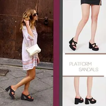 Stylish VOMIRA Platform Sandals for Women - Summer Essential