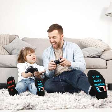 Undergo Gamer Gifts for Teenager - Novelty Socks & Throw Pillow Cover 20 x 12 inch - Video Game Lover Gifts, Game Room Decor, Gaming Gifts for Men Boyfriends