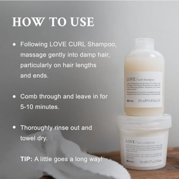 Davines LOVE Curl Conditioner - Hydrating Curly Hair Care