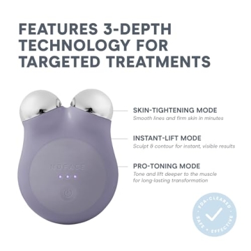 NuFACE MINI+ Microcurrent Facial Device for Skin Tightening