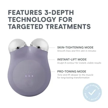 NuFACE MINI+ Microcurrent Facial Device for Skin Tightening