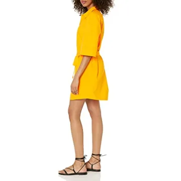 The Drop Women's Dakota Belted Mini Shirt Dress
