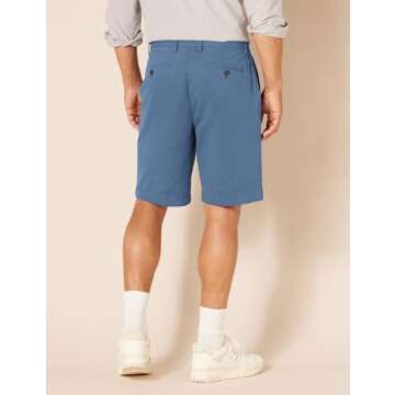 Amazon Essentials Men's Classic-Fit 9" Chino Short, Deep Blue, 38