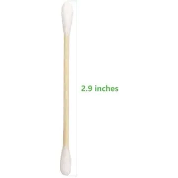 Eco-Friendly Bamboo Cotton Swabs - 1125pcs