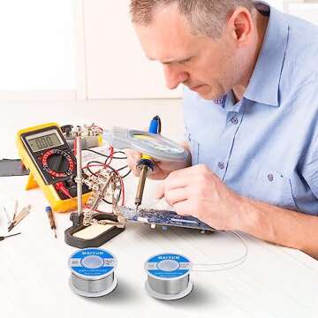 MAIYUM 63-37 Tin Lead Solder Wire for Soldering Solutions