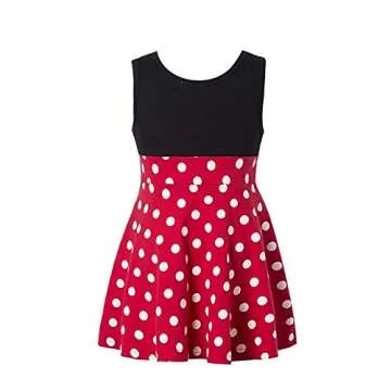 Charming Minnie Princess Dress for Young Girls