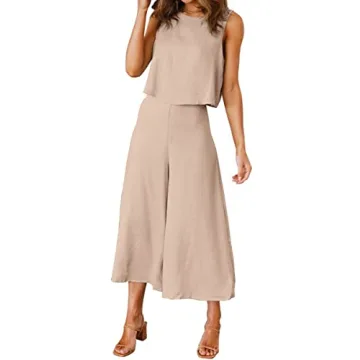 Stylish ROYLAMP Women's Summer 2 Piece Outfits