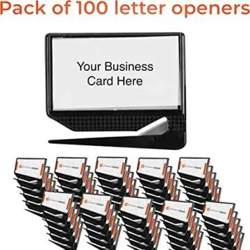 Unique Business Card Letter Openers for Your Desk