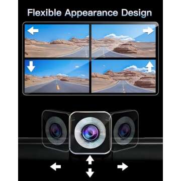 Portable Wireless CarPlay Touchscreen for Car: 4K Apple Carplay & Android Auto Car Play Screen with 4K Dash Cam/1080p Rear Camera/GPS Navigation/Bluetooth/Mirror Link/AirPlay (10.26 in)