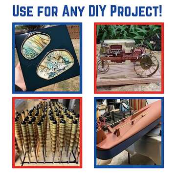 K&S 9861 Round Brass Rod, 1mm OD x 300mm Long, 5 Pieces, Made in The USA