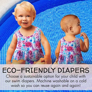 Eco-Friendly Reusable Swim Diaper and Top for Babies