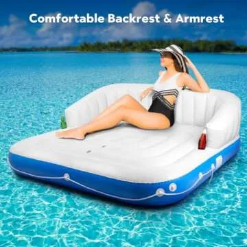 Ultimate Floating Island with Canopy for Adults