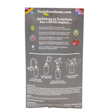 Truly Free Stone & Steel Cleansing Polish Starter Kit - Quartz, Marble, Granite, Stone Countertop, O...