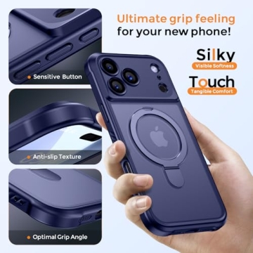 Stylish MOCCA iPhone 17 Pro Max Case with Magnetic Stand