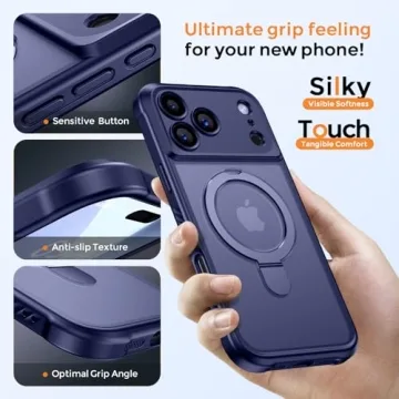 Stylish MOCCA iPhone 17 Pro Max Case with Magnetic Stand