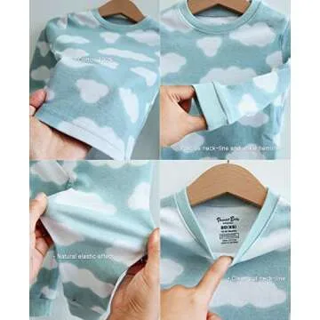 Vaenait Baby Boys Pajama Set - Cozy Fire Truck Design