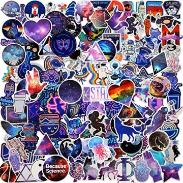 200 Pieces Space Galaxy Stickers for Creative Decor