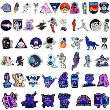 200-Pc Space Galaxy Stickers for Crafts & Decor