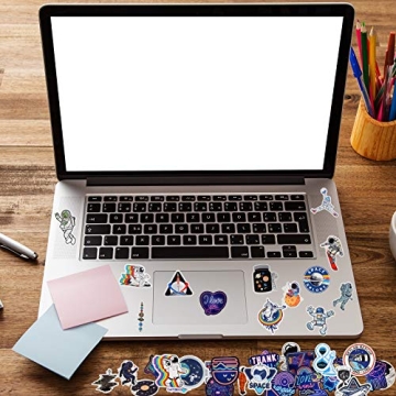 200-Pc Space Galaxy Stickers for Crafts & Decor