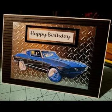 KWELLAM Grain Plastic Embossing Folders for Card Making Scrapbooking and Other Paper Crafts