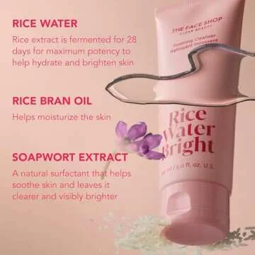 The Face Shop Rice Water Bright Foaming Cleanser 300ml