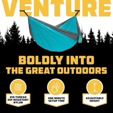 Wise Owl Outfitters Hammock - Portable, Durable, and Versatile