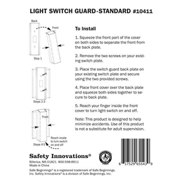 Child Proof Light Switch Guard for Safety