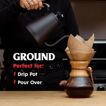 Death Wish Coffee Dark Roast Grounds - Strong & Flavorful