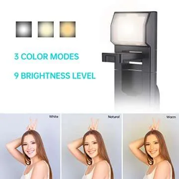 Ambertronix 40” Selfie Stick Tripod Quadrapod, Onboard Light, Wireless Bluetooth Remote, Extendable, Stainless Steel, 3 Light Modes, 9 Brightness Levels, Compatible with All iPhone & Android Devices