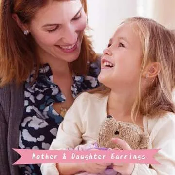 925 Sterling Silver Post Small Hoop Earrings For Girls - Hypoallergenic Huggie Earrings for Women Cute Heart Flowers Butterfly Star Cubic Zirconia Cartilage Earrings For Sensitive Ears Colorful 4Pairs