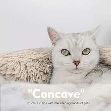 OYANTEN Calming Donut Bed for Small Pets - Cozy & Soft