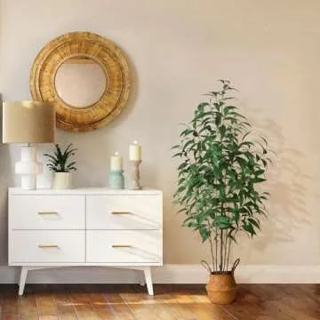 Ferrgoal 5Ft Artificial Eucalyptus Tree for Decor