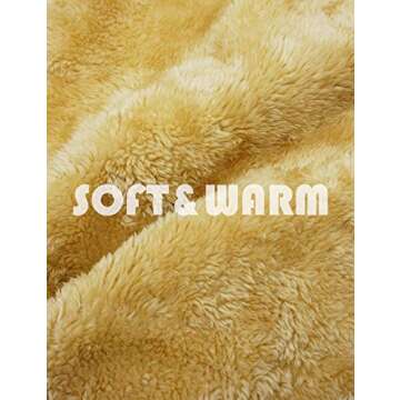 MOVE BEYOND Women's Fleece Lined Joggers - Warm & Stylish Thermal Pants with 2 Pockets