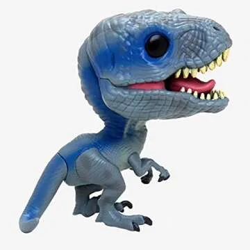 Funko POP Jurassic World Fallen Kingdom - Blue [Velociraptor] Pop Vinyl Figure (Bundled with Compatible Pop Box Protector Case), Multicolor, 3.75 inches