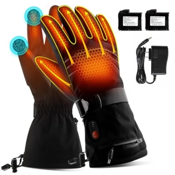 ABXMAS Rechargeable Heated Gloves - Ultimate Winter Warmth for Outdoor Enthusiasts