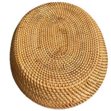 amololo Large Rattan Serving Basket - Perfect for Any Occasion